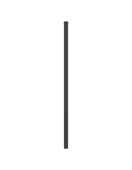 Testiera in Metallo Nero 150 cm