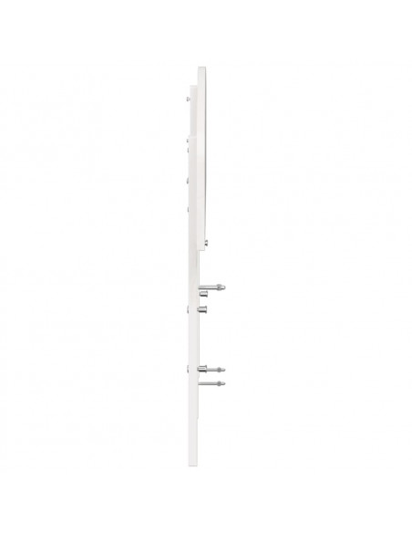 Testiera Bianca 180 cm in Legno Massello di Pino