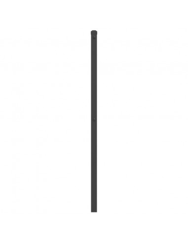 Testiera in Metallo Nero 75 cm