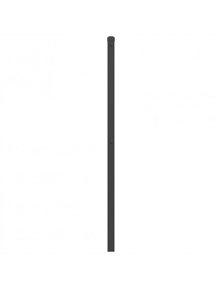 Testiera in Metallo Nero 75 cm