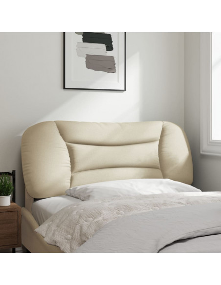 Cuscino Testiera Crema 100 cm in Tessuto