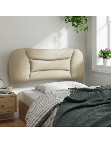Cuscino Testiera Crema 100 cm in Tessuto