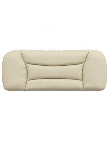 Cuscino Testiera Crema 100 cm in Tessuto