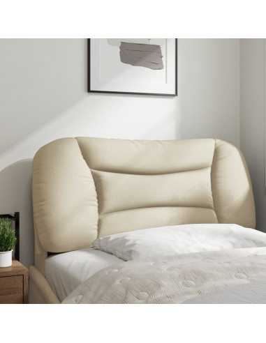 Cuscino Testiera Crema 90 cm in Tessuto