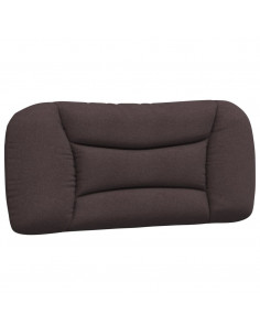 Cuscino Testiera Marrone Scuro 90 cm in Tessuto 2