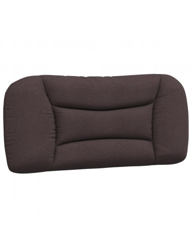 Cuscino Testiera Marrone Scuro 90 cm in Tessuto