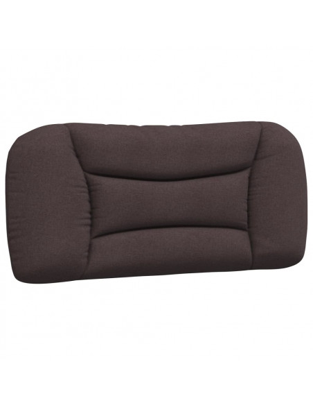 Cuscino Testiera Marrone Scuro 90 cm in Tessuto