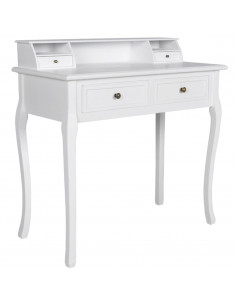 Tavolino da Trucco Moderno Mobiletto Make Up Bianco 2