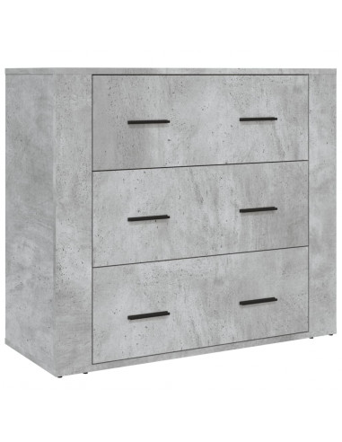 Credenza Grigio Cemento in Legno Multistrato