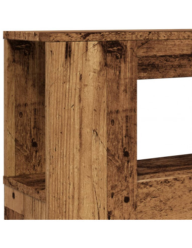 Testiera LED Legno Antico 180x18,5x103,5 cm Legno Multistrato