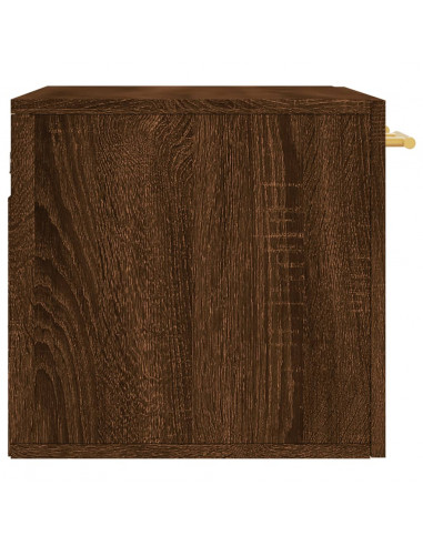 Mobile a Parete Rovere Marrone 60x36,5x35 cm Legno Multistrato