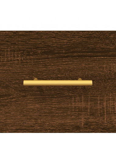 Mobile a Parete Rovere Marrone 60x36,5x35 cm Legno Multistrato