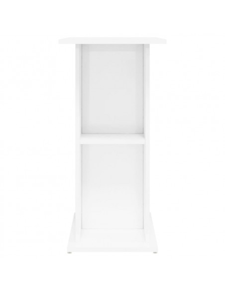 Supporto Acquario 75x36x72,5 cm Legno Multistrato Bianco Lucido