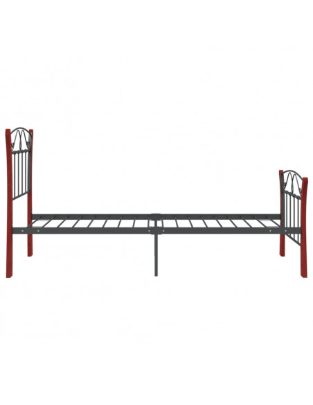 Giroletto Nero in Metallo 90x200 cm