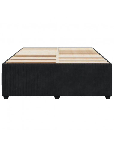 Giroletto Nero 140x190 cm in Velluto