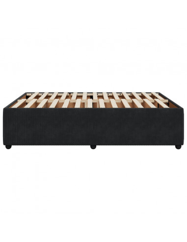 Giroletto Nero 140x190 cm in Velluto