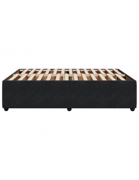 Giroletto Nero 140x190 cm in Velluto