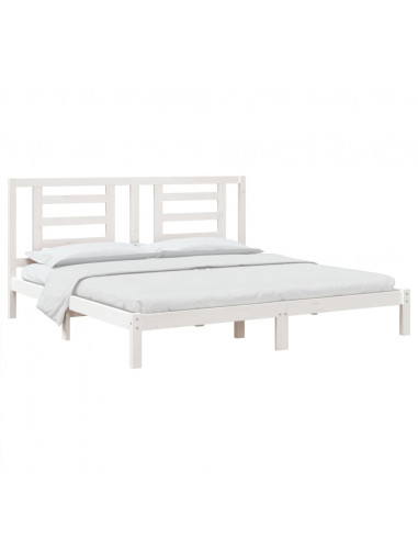 Giroletto Bianco in Legno Massello 180x200 cm Super King