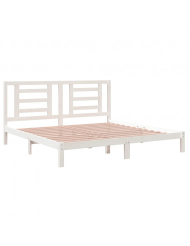 Giroletto Bianco in Legno Massello di Pino 200x200 cm