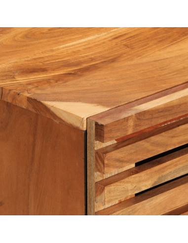 Credenza 60x34x75 cm in Legno Massello di Acacia