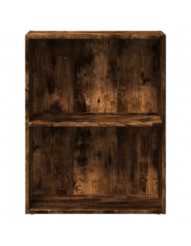 Libreria Rovere Fumo 60x30x77 cm in Legno Multistrato