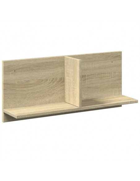 Mobile a Parete 70x16,5x30cm Rovere Sonoma in Legno Multistrato