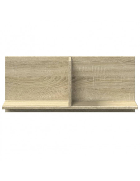 Mobile a Parete 70x16,5x30cm Rovere Sonoma in Legno Multistrato