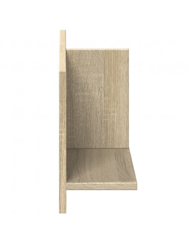 Mobile a Parete 70x16,5x30cm Rovere Sonoma in Legno Multistrato
