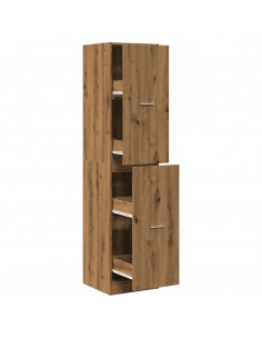 Armadietto da Farmacia Rovere 40x41x174,5 cm in Truciolato 2