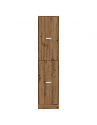 Armadietto da Farmacia Rovere 40x41x174,5 cm in Truciolato