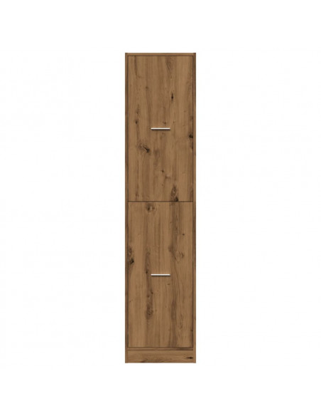 Armadietto da Farmacia Rovere 40x41x174,5 cm in Truciolato