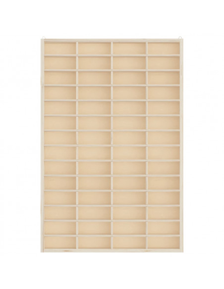 Mobili con Vetrina Parete con 56 Scomparti 40x4,5x60 cm