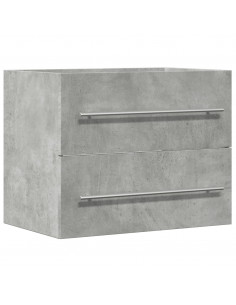 Mobile Lavabo Grigio Cemento 60x38,5x48 cm in Legno Multistrato 2