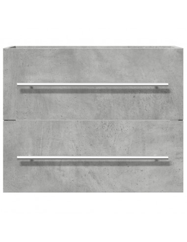 Mobile Lavabo Grigio Cemento 60x38,5x48 cm in Legno Multistrato