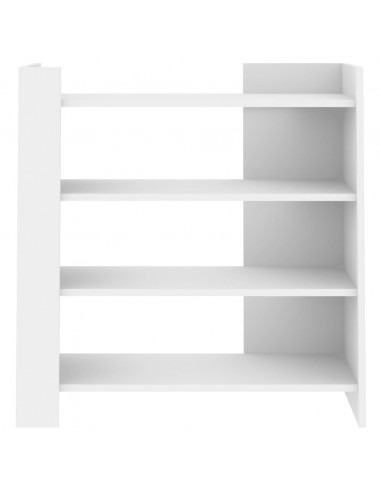 Credenza Bianca 73,5x35x75 cm in Legno Multistrato