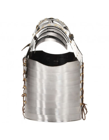 Armatura da Soldato Romano LARP in Acciaio Argento