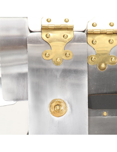 Armatura da Soldato Romano LARP in Acciaio Argento