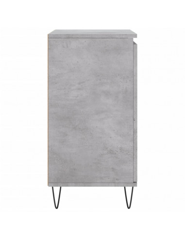 Credenza Grigio Cemento 60x35x70 cm in Legno Multistrato