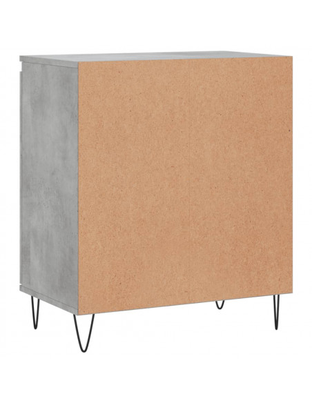 Credenza Grigio Cemento 60x35x70 cm in Legno Multistrato