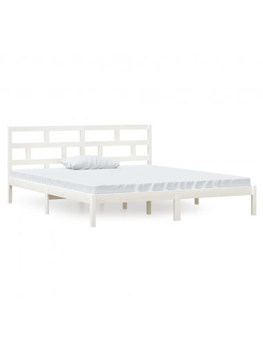 Giroletto Bianco 135x190 cm Double in legno Massello