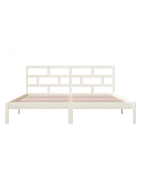 Giroletto Bianco 135x190 cm Double in legno Massello