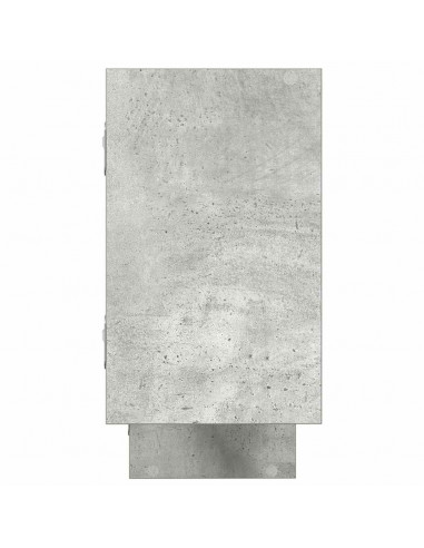 Mensola a Cubo da Parete 5 Scomparti Truciolato Grigio Cemento