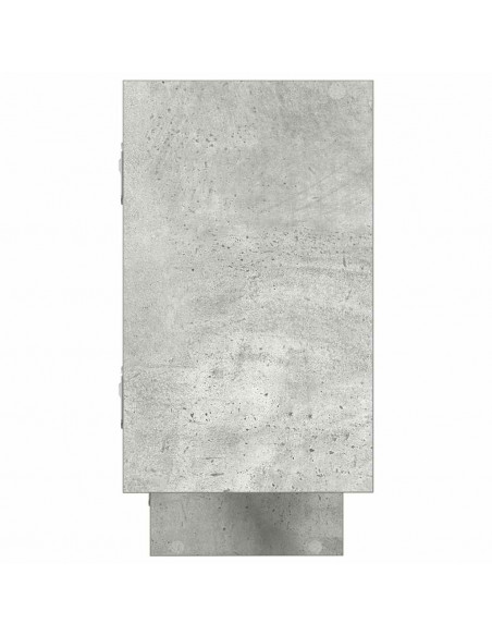 Mensola a Cubo da Parete 5 Scomparti Truciolato Grigio Cemento