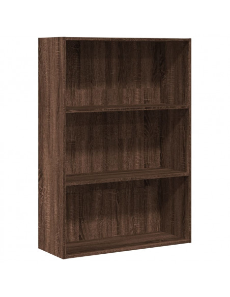 Libreria Rovere Marrone 80x30x114 cm in Legno Multistrato