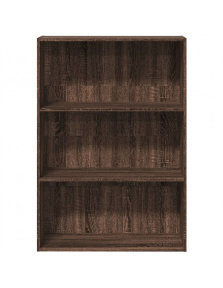 Libreria Rovere Marrone 80x30x114 cm in Legno Multistrato