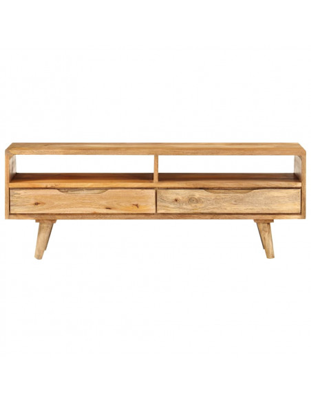 Mobile Porta TV 140x30x41 cm in Legno Massello di Mango