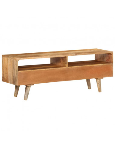 Mobile Porta TV 140x30x41 cm in Legno Massello di Mango