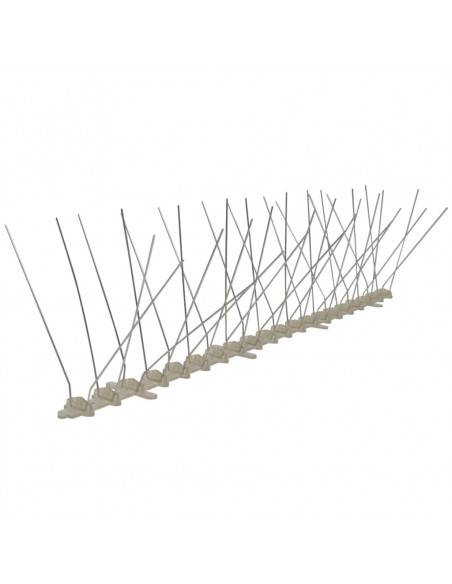 Set Dissuasori per Uccelli e Piccioni 6 pz 4 File 3 m