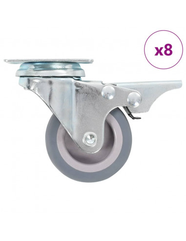 Ruote Girevoli 8 pz 50 mm