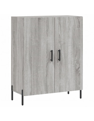Credenza Grigio Sonoma 69,5x34x180 cm in Legno Multistrato
